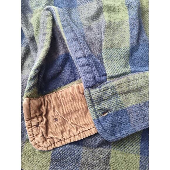St Johns Bay Wool Blend Flannel Button Down Size XL - Picture 3 of 4